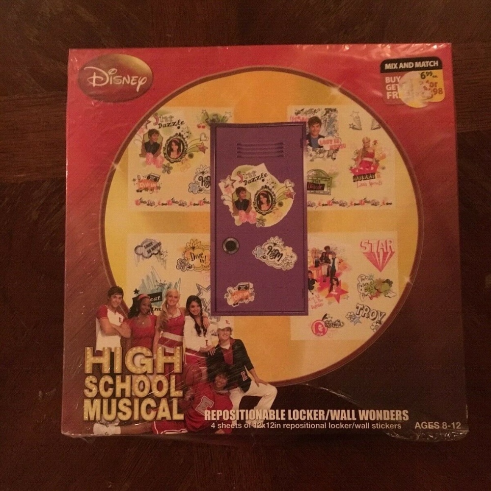 Disney High School Musical Locker/Wall Stickers